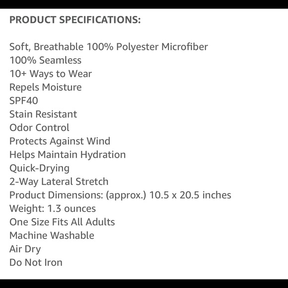 Blue line neck cover thin material unisex - Picture 9 of 11